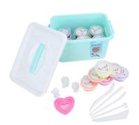 Jouet de Pâte à Modeler DIY 24 Couleurs dans Une Boîte de Rangement pour Enfants, Argile Douce sans Odeur, pour Les Enfants âgés de 3 à 6 Ans et Plus