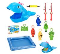 Jouet de pêche de Bain, Jouets de Piscine de pêche - Ensemble de Jouets de Piscine de pêche pour avec Pompe Manuelle - Faveurs de fête pour de la Nappe phréatique, Ensemble de Bain