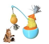 Jouet de pêche pour chat - Jouet interactif rotatif à 360 degrés pour chat | Accessoires pour animaux de compagnie pour stimulation mentale, simulation de chasse, exercice de grattage, contre le