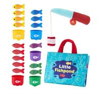 Jouet de pêche pour tout-petits, jeux de pêche pour , jouet sensoriel pour jeu de pêche en tissu, jeu de tissu amusant pour jeunes , classification des jouets d'apprentissage P