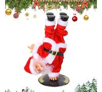 Jouet de Père Noël dansant,Statue de Père Noël dansant - Statue du Père Noël chantant Jouet électrique de Noël,Figurine de père noël, ornement de table, décoration saisonnière, pour chevet, salon