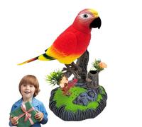Jouet De Perroquet Électrique | De Chant | Reppenting Vocation - Jouet Oiseau Échantillant | Vocal Chirpy Birds Parrot avec Voix pour Les Jeunes Filles Cadeau