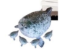 Jouet de phoque potelé, adorable décoration de chambre d'animal en peluche, coussin , sensation de poids lourd + matériau de soulagement du stress sensoriel, coutures renforcées | p