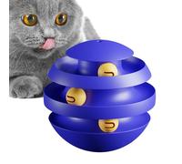 Jouet de piste de balle pour chat, jouet interactif à 3 couches, jouet d'exercice pour chat, jouet amusant pour protéger les meubles, chats, chatons