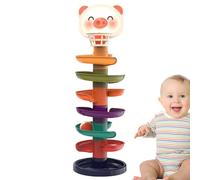 Jouet de Piste de Balle pour, Jouet Coulissant de Balle pour Tout-Petits,Jouet de Piste de Lancer de d'éducation précoce | Tour de glissière de Boule de roulement de Jeu de glissière de Boule d
