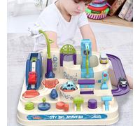 Jouet De Piste De Course Éducatif Interactif, Modèle De Voiture De Chemin De Fer, Éducation Précoce, Puzzle Interactif Parent-Enfant, Jouets Classiques