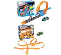 Jouet de Piste de Course, Voiture Jouet Flexible - Jouets de Voiture Flexibles Press and Go pour | Jeux de Route Flexibles, Jouet Amusant à Pistes pour Noël, Halloween, réunions de Famille