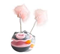Jouet de piste pour chat, jeu de roulement de balle, enrichissement interactif pour animaux de compagnie, conception intérieure durable, pour chatons, jeux d'exercice, réduction de l'8,5x,5x21cm