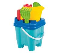 Ecoiffier Jeu de plage Seau garni château fort 18,5 cm
