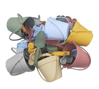 Jouet De Plage En Silicone, Jeu De Sable, Jouet D'été, Pelle De Seau, Jouet De Plage, Moule Animal De Mer, Jouet De Voyage Pour Enfants, Facile À Emballer, 8 Pièces