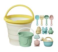 Jouet de plage pliable - Moule de seau à fruits coloré ABS 13 pièces