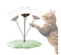 Jouet de platine de chat, jouet à balle qui fuit - Le chaton détachable traite le jouet - Boule de friandise drôle, boule de distributeur alimentaire interactif pour petit chat de race moyenne moyenne