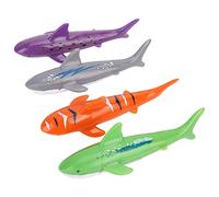 Jouet de Plongée pour Enfants, fabriqué en Matériau avec 4 Jouets Colorés, Améliore la Relation et L'interaction Parents-Enfants