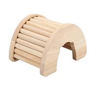 Jouet de Pont de Hamster en Bois | Chêne et pin de pin Authentiques pour Rats/cobayes/Chinchillas | Toi de cachette et d'exercice Multi-fonctionnalités | DIY Painter - Design