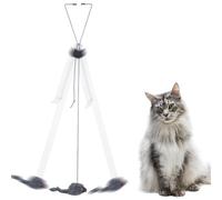 Jouet de porte de chat : jouet suspendu interactif, amusant en mouvement de chats en mouvement | Doorway Cat Toy exercice accessoire de divertissement avec peluche suspendue, chat suspendu en PU