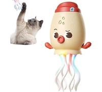 Jouet de Poulpe Dansant, Pieuvre électrique avec Un Son Dynamique et Une lumière, USB Rechargeable, calmar de Danse Automatique avec capteur d'obstacle, pour Les Enfants de Filles garçons White