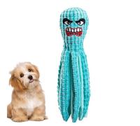 Jouet de poulpe de chien, jouet de chien Octopus - Poulpe grincement en peluche pour chiot - Outil de mastication résistant aux morsures pour les petits et grands chiens, accessoires pour animaux de c