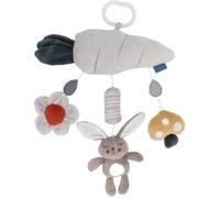 Jouet de Poussette de bébé et Jouet de Siège de Voiture, Jouet Suspendu de Hochet de Poussette (Lapin et Carotte)