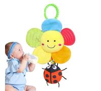 Jouet De Poussette - Hochet En Peluche À Suspendre Avec Carillon Éolien, Jouet D'activité Sensorielle En Velours Doux Pour Bébés, Siège De Voiture Pour Berceau, Décoration Mobile À Suspendre, Pour Tou