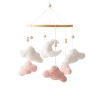 Jouet De Poussette Pour Bébé En Forme Nuage Joli La Coordination Œil-main Peluche Douce Sans Danger Les Nouveau-nés Poussette En Nuage Lune Nourrissons