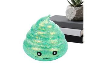 Jouet de Pression Anti-Stress,Balle Antistress Douce et Lumineuse en Forme de Crotte - Soulage l'Anxiété Adultes Gadget,pour , Ados, Adultes à la Maison, au Travail, pour Les études, Les Voyages et