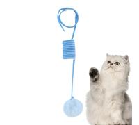 Jouet de printemps pour chat - Jouet d'enrichissement pour chat d'appartement - Jouet à corde rétractable - Jouet interactif flexible pour chat - Jouet interactif pour chat - Jouet d'exercice