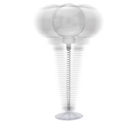 Jouet de printemps pour chat - Jouet rond pour chat - Distributeur de plumes polyvalent pour friandises pour chat - Balle de léchage à plumes - Baguettes magiques interactives pour chat