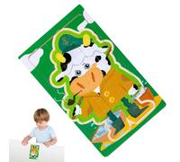 Jouet de Puzzle Animal,Puzzles pour l'observation, exercer l'imagination