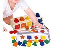 Jouet De Puzzle D'Association pour,Jeu en Bois pour L'Entraînement De La Pensée Logique,Jeu de Société Puzzle d'Assortiment pour Apprentissage Précoce | pour Garçons et Filles d'Âge Préscolaire, mais
