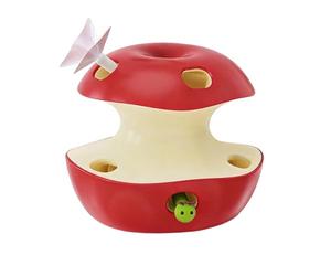 Jouet de puzzle pour chat - Mécanisme de réponse tactile automatisé Structure légère, simulation de chasse contrôlée par le jeu, dispositif d'engagement de l'attention pour chats | 6,5 x 6,5 x 5,91