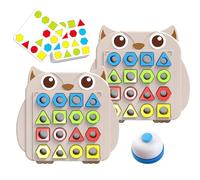 Jouet de Puzzles de trieurs de Couleur - Toddler trieur de Forme | Jouets de tri et d'empilement de Forme en Bois | Jeu Assorti | Apprenez des Couleurs et des Formes géométriques éducatives activité
