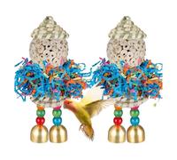 Jouet de recherche de perruches - Jouets de déchiquetage pour oiseaux | Balle à mâcher pour cage cacatoès, pinson, calopsitte, canari, inséparable, ara, perroquet