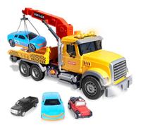 Jouet de remorquage polyvalent comprenant un petit tout-terrain, un camion, un camion de course, un grand camion de transport, un jouet avec lumière et son, véhicules jouets à partir de 3, 4, 5, 6 ans