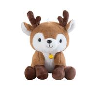 Jouet De Renne En Peluche - De Vacances D'hiver À Collectionner Douc | Décor En Peluche De Noël Animal De Renne | Charme Assis Festif | Renne En Peluche De Noël En Peluche Pour , Adolescent