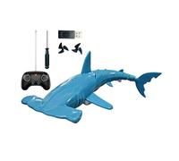 Jouet de requin RC | 2,4 GHz Rechargeable Imperméable RC Requin à Distance - Pour Baignoire et Piscine Cadeau 6+ Ans Anniversaire Noël