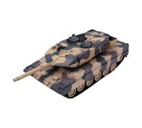 Jouet de Réservoir pour Enfants 1:60 avec Tourelle Rotative à 360 °, Sons Lumineux, Action de Traction pour Les Amateurs de Voitures Miniatures