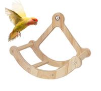 Jouet de roue pour oiseau - Spinner créatif en bois - Bateau pirate rotatif - Jouet d'activité amusant pour cage de divertissement - Volant d'inertie pour petits oiseaux - Décoration de cage