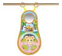 Jouet de roue pour Simulateur de volant pour bébé de taille complète, roue rotative équipée de musique | Panneau d'activité manuel pour voiture, jouet de serrage de siège réglable, roue de