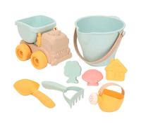 Jouet de sable pour enfants Châteaux de sable Ensemble de jeu Moule à sable Camion Jouet Enfants Bord de mer Cadeau Construction Eau Enfant 8/9 PCS Ensemble de jeu pour