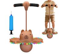 Jouet De Saut En Hauteur Pour - Balle Design Capybara Avec Poignée | Trémie Sautante Gonflable Antidérapante Pour L'école Maternelle, La Maison, La Motricité Brute, Jeu D'activité Physiqu