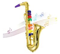 Jouet De Saxophone pour - Instrument De Saxophone - Jouet Musical - pour Fête, Anniversaire, Vacances, Spectacle Scolaire, Jeu De Rôle, Spectacle De Talents, Garçons Et Filles