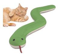 Jouet de serpent pour chat intérieur, jouet interactif en peluche, Forme de serpent chaton jouet mâteur en peluche, Maison du refuge à la maison Figure animale pour réduire l'ennui intérieur pour les