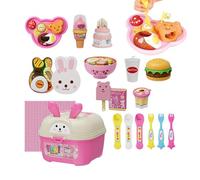 Jouet de Simulation Alimentaire - 500g Jeu d'Imitation Cuisine | Accessoires Tea Time Princesse | Ensemble Éducatif Nourrissage | Matériel ABS Rôle | Pâtisserie Miniature pour Crèche et Maternelle