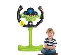 Jouet de simulation de conduite - Contrôleur de volant interactif avec lumière et son | Jouet de voiture d'éducation pour les tout-petits, les garçons et les filles préscolaires, le cadeau d'apprentis