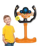 Jouet de simulation de conduite - Contrôleur de volant interactif avec lumière et son | Jouet de voiture d'éducation pour les tout-petits, les garçons et les filles préscolaires, le cadeau d'apprentis