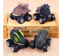 Jouet De Simulation De Dinosaure, Voiture Miniature, Monde Des Dinosaures, Triceratops Tyrannosaure, Modèle Voitures À Tirer, Cadeau Pour Enfants
