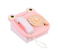 Jouet De Simulation De Grenouille De Dessin Animé En Bois, Jeu Téléphonique Analogique De Haute Qualité, Jouet D'Appel Téléphonique Éducatif Précoce, Cadeau