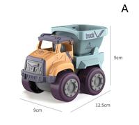 Jouet De Simulation De Voiture Pour Enfants, Mini Cadeau Pour Garçons, Grand Bébé, Ingénierie, Inertie, Pelle En Retrait, Modèle Tracteur, Camion À Benne, Grue