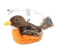 Jouet de Simulation d'oiseau pour Chat - Jouet interactif pour Chat, Oiseau à Battement, vol Automatique | Jouet pour Chat Oiseau sautant en Mouvement avec à Chat, pour Chats Adultes d'intérieur