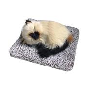Jouet de sommeil amusant avec chat dans le matelas, chat dans une chaussure avec sons MIAU - Jouets mignons endormis comme décorations (C, taille unique)
